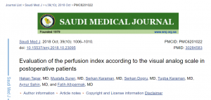Chỉ số Perfusion Index / PI
