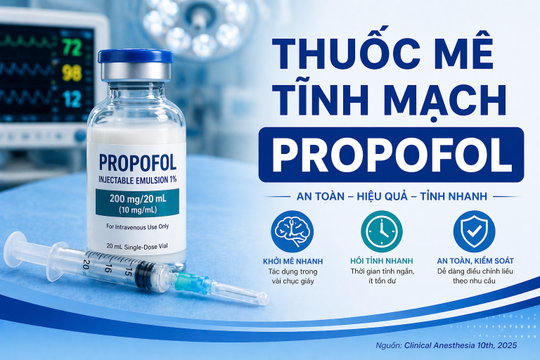 THUỐC MÊ TĨNH MẠCH PROFOFOL