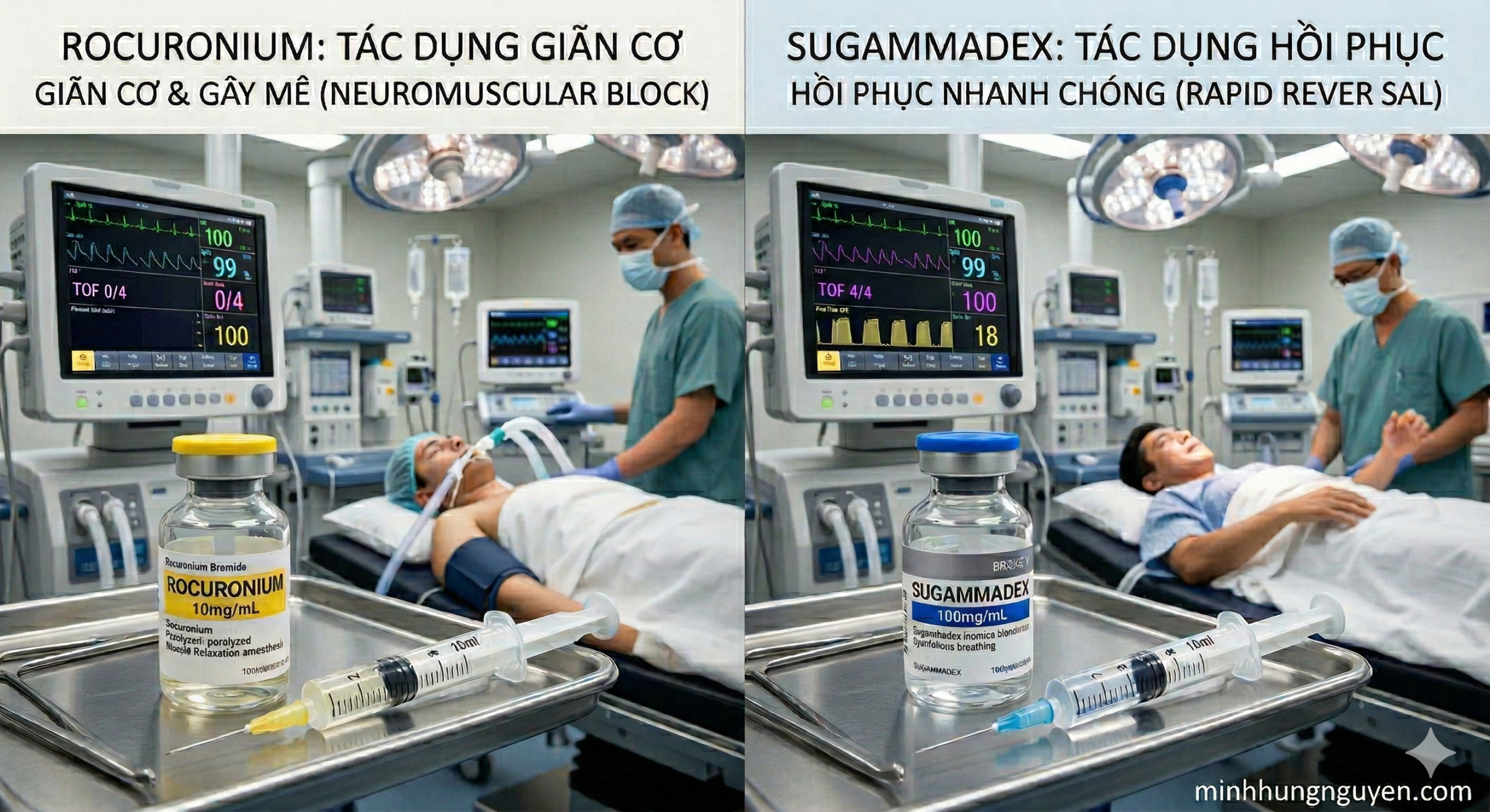 SUGMMADEX ĐỐI KHÁNG ROCURONIUM