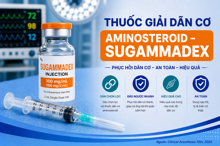 THUỐC GIẢI DÃN CƠ SUGAMMDAEX