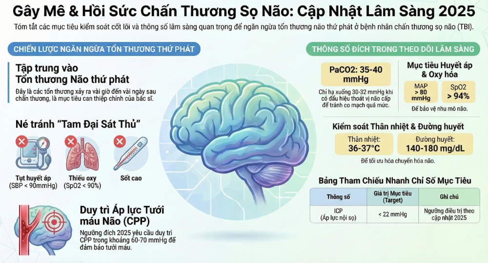 GÂY MÊ HỒI SỨC CHẤN THƯƠNG SỌ NÃO