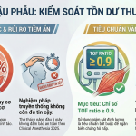 KIỂM SOÁT TỒN DƯ THUỐC GIÃN CƠ TRONG PHẪU THUẬT