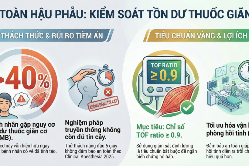 KIỂM SOÁT TỒN DƯ THUỐC GIÃN CƠ TRONG PHẪU THUẬT