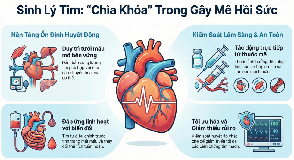 VAI TRÒ SINH LÝ TIM TRONG GMHS