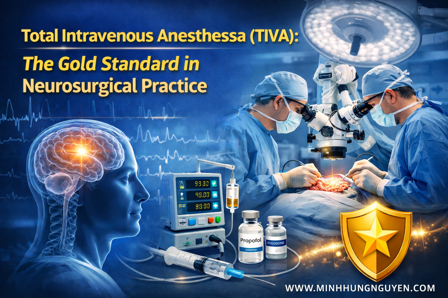 TIVA_ tiêu chuẩn vàng trong phẫu thuật thần kinh